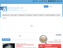 Tablet Screenshot of mogilany.pl